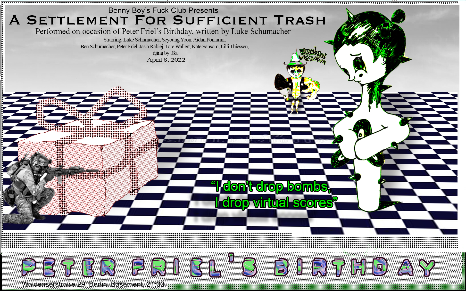 A Settlement for Sufficient Trash - Benny Boys Fuck Palace